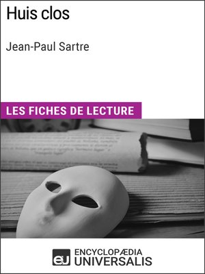 cover image of Huis clos de Jean-Paul Sartre